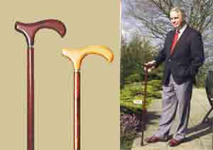 英国製メルボルン型ダービー一本杖